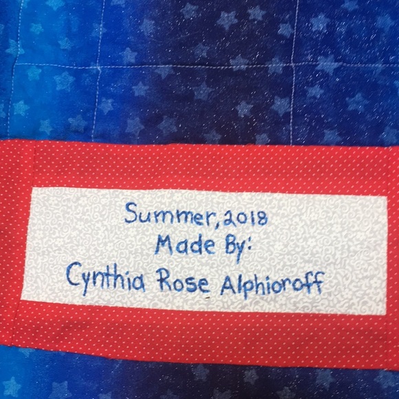Handmade 4th of July Throw - Picture 7 of 7
